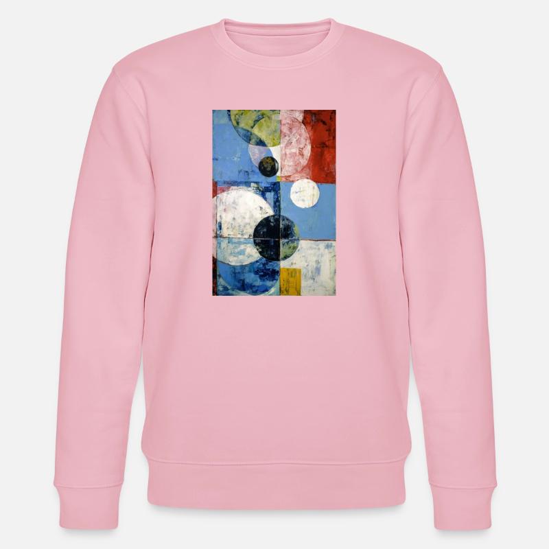 herbi793_abstract - Stanley/Stella Unisex Bio-Sweatshirt CHANGER  - Hellrosa