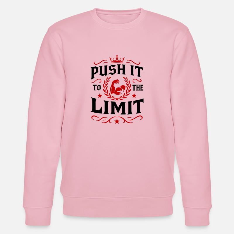 Push it to the limit - Stanley/Stella Unisex Bio-Sweatshirt CHANGER  - Hellrosa