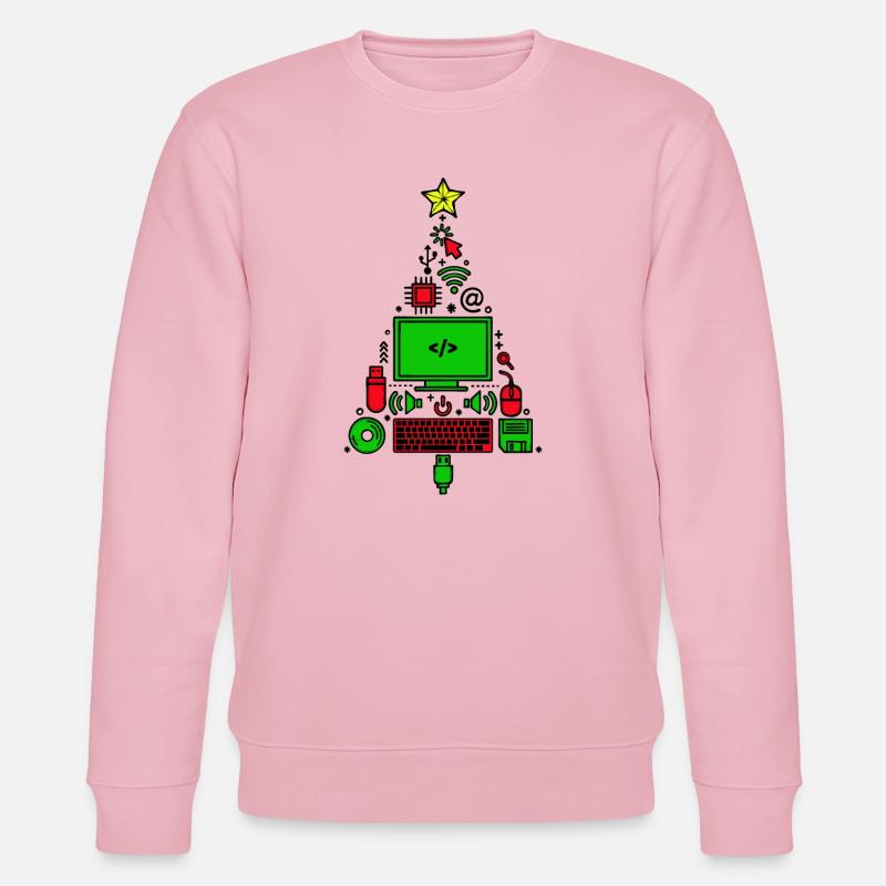 Code Computer Code Debug Skripting Programmierer - Stanley/Stella Unisex Bio-Sweatshirt CHANGER  - Hellrosa