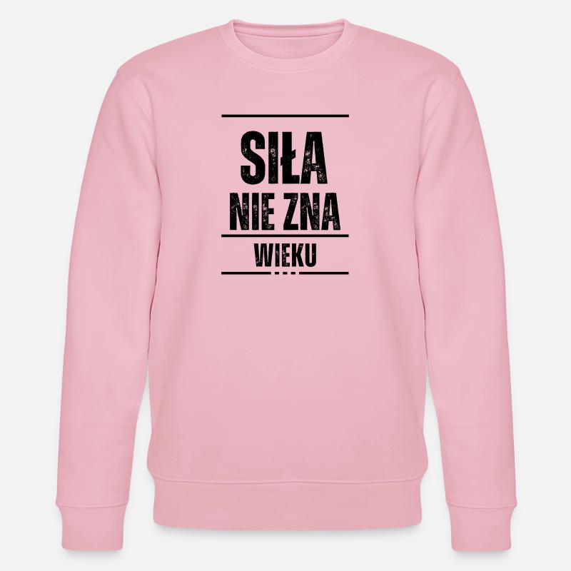 Abstract Geometric Pattern - Stanley/Stella CHANGER Unisex Organic Sweatshirt - cotton pink