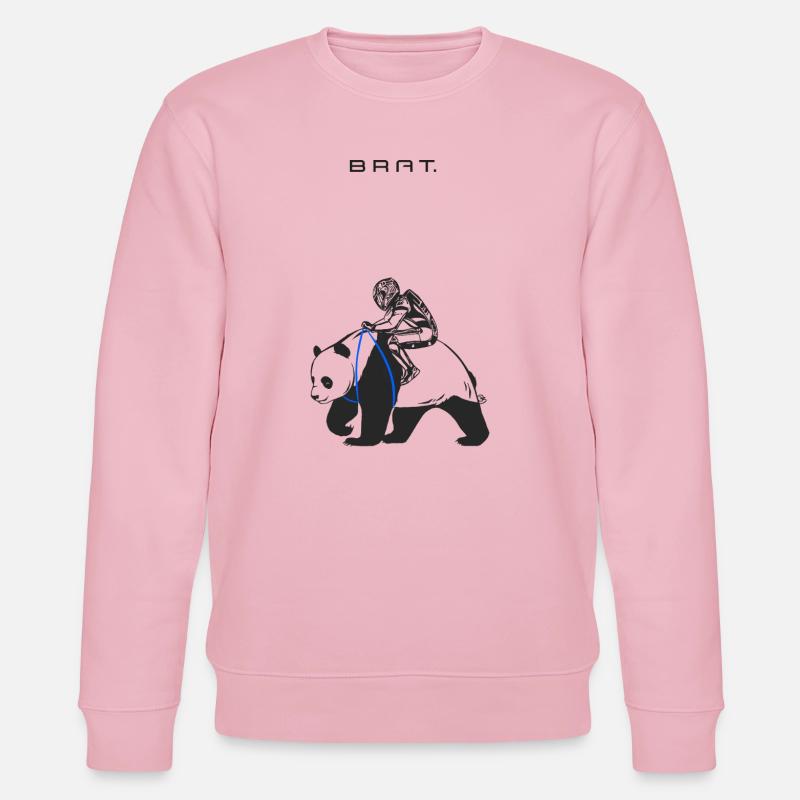 ride_panda - Stanley/Stella Unisex Bio-Sweatshirt CHANGER  - Hellrosa