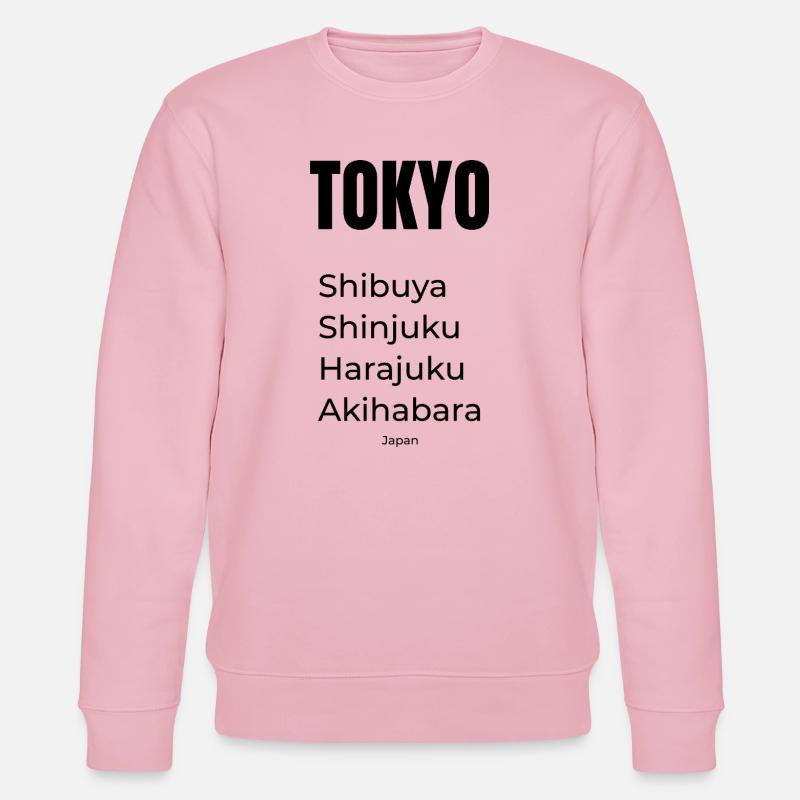 Thé du District de Tokyo - Sweat bio CHANGER Stanley/Stella Unisexe - rose pâle