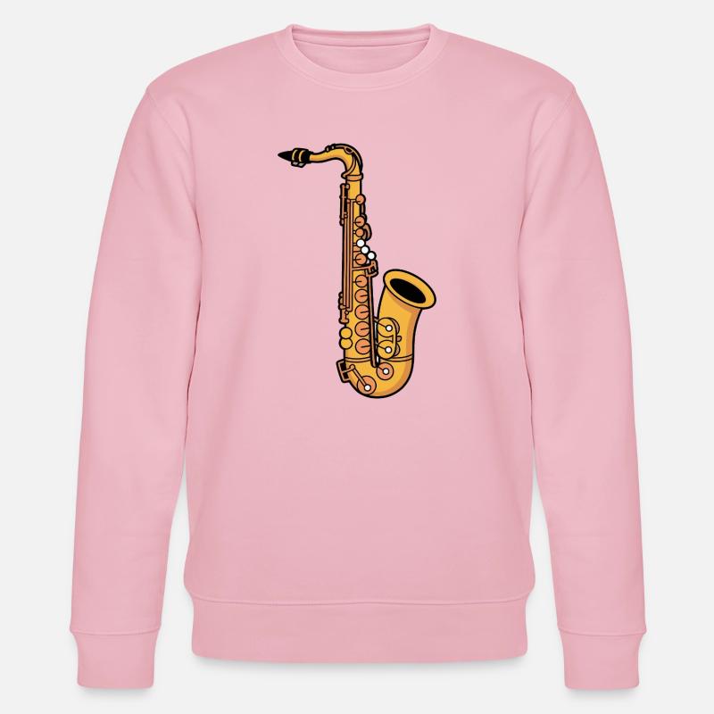 Saxophone - Sweat bio CHANGER Stanley/Stella Unisexe - rose pâle