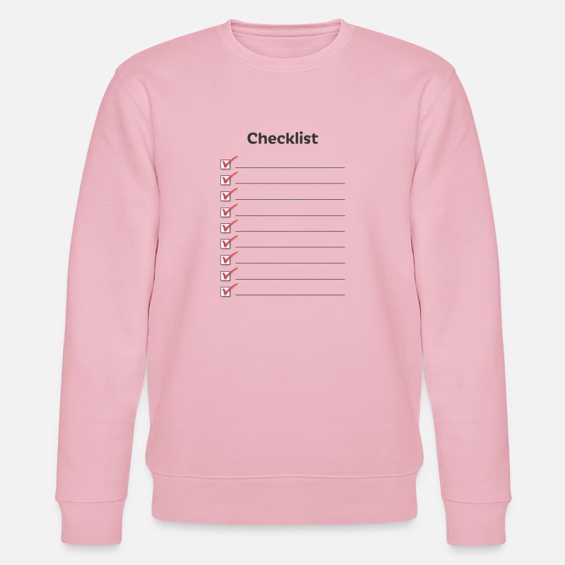 Checklist - Stanley/Stella Unisex Bio-Sweatshirt CHANGER  - Hellrosa