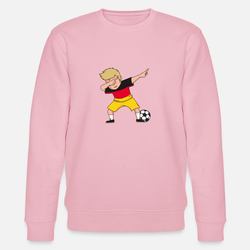 Deutschland Dabbing - Stanley/Stella Unisex Bio-Sweatshirt CHANGER - Hellrosa