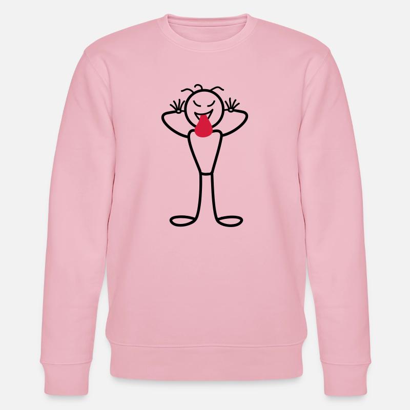 Männchen - Stanley/Stella Unisex Bio-Sweatshirt CHANGER  - Hellrosa