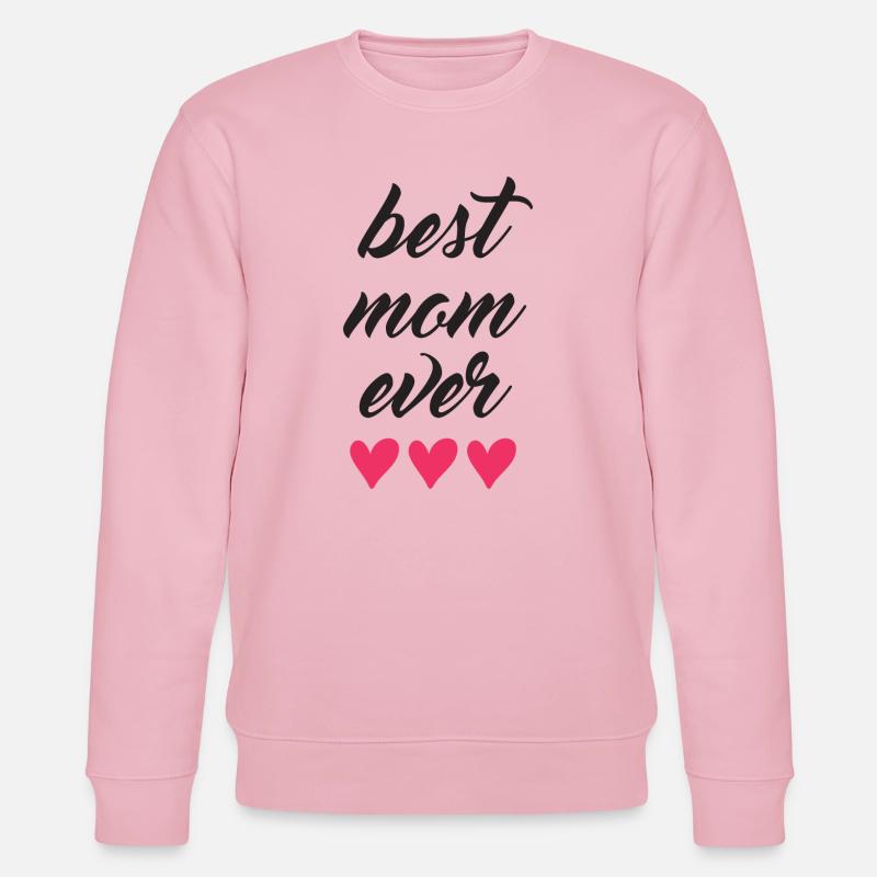 Beste Mutter aller Zeiten - Stanley/Stella Unisex Bio-Sweatshirt CHANGER  - Hellrosa