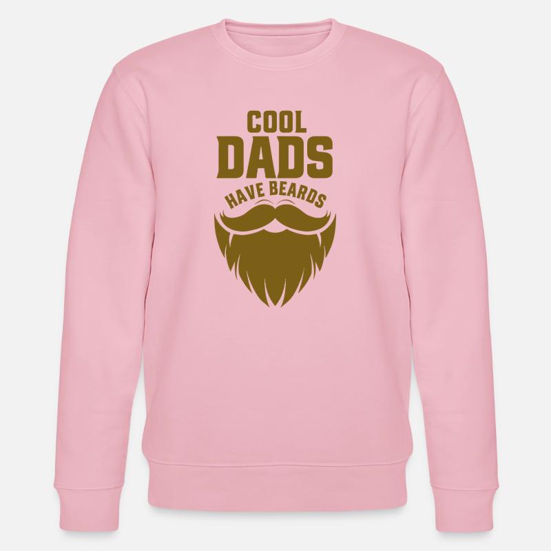 Cool Dads Have Beards - Stanley/Stella Unisex Bio-Sweatshirt CHANGER  - Hellrosa