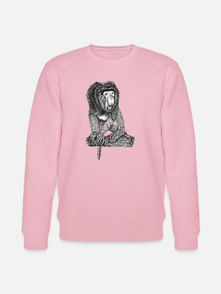 Singe Proboscis - Sweat bio CHANGER Stanley/Stella Unisexe - rose pâle