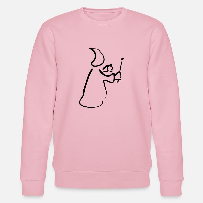 Zauberer - Stanley/Stella Unisex Bio-Sweatshirt CHANGER  - Hellrosa