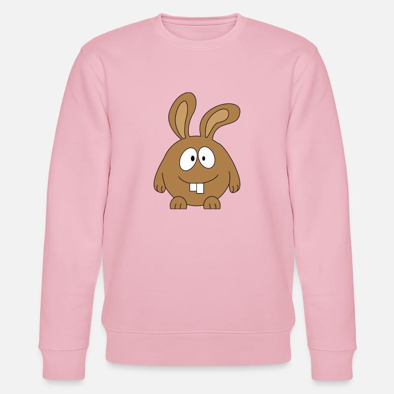 pummeliger_hase - Stanley/Stella Unisex Bio-Sweatshirt CHANGER  - Hellrosa