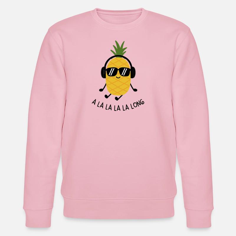 coole ananas - Stanley/Stella Unisex Bio-Sweatshirt CHANGER  - Hellrosa