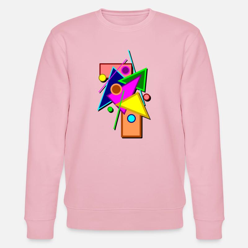 Geometrie - Stanley/Stella Unisex Bio-Sweatshirt CHANGER  - Hellrosa