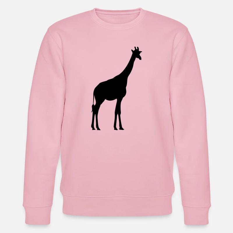 giraffe - Stanley/Stella Unisex Bio-Sweatshirt CHANGER  - Hellrosa