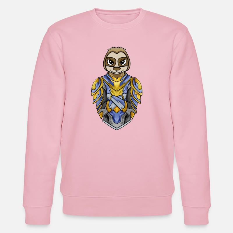 Knight Sloth cool - Sweat bio CHANGER Stanley/Stella Unisexe - rose pâle