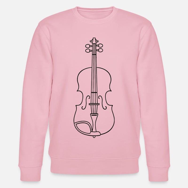 Style de ligne de violon - Sweat bio CHANGER Stanley/Stella Unisexe - rose pâle