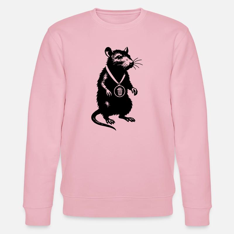 Bitte Design hochladen - Stanley/Stella Unisex Bio-Sweatshirt CHANGER  - Hellrosa
