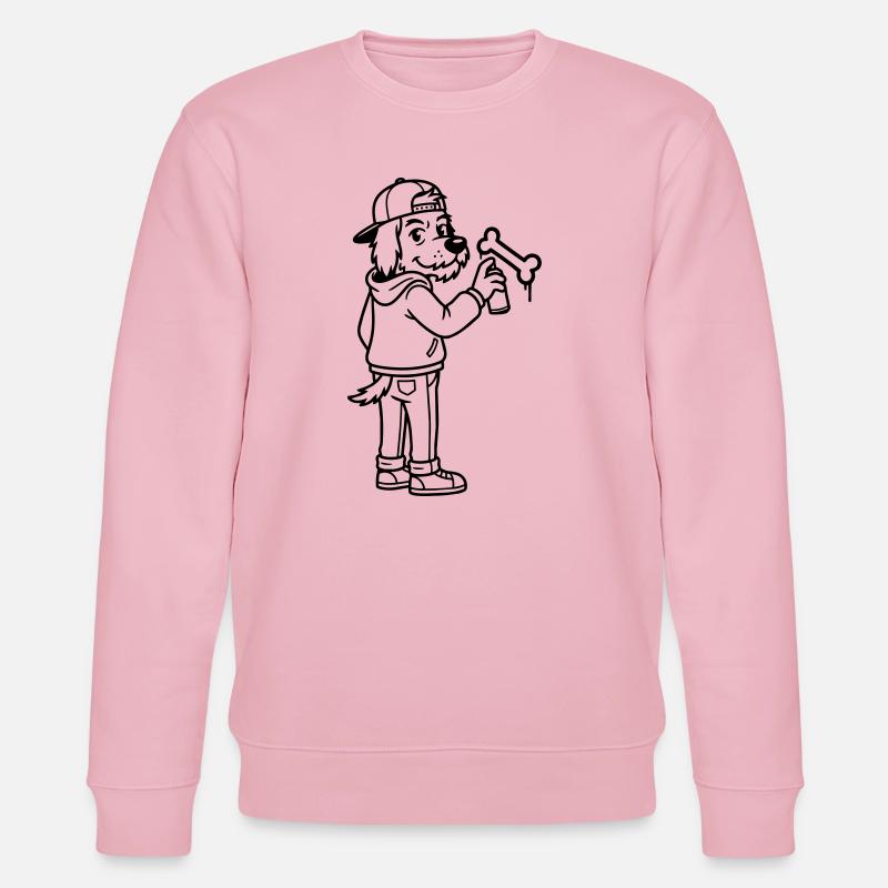 Street Art Graffiti - Stanley/Stella Unisex Bio-Sweatshirt CHANGER - Hellrosa