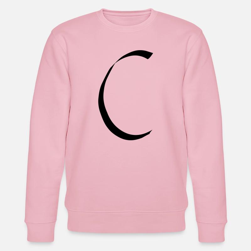 Buchstabe C - Stanley/Stella Unisex Bio-Sweatshirt CHANGER - Hellrosa