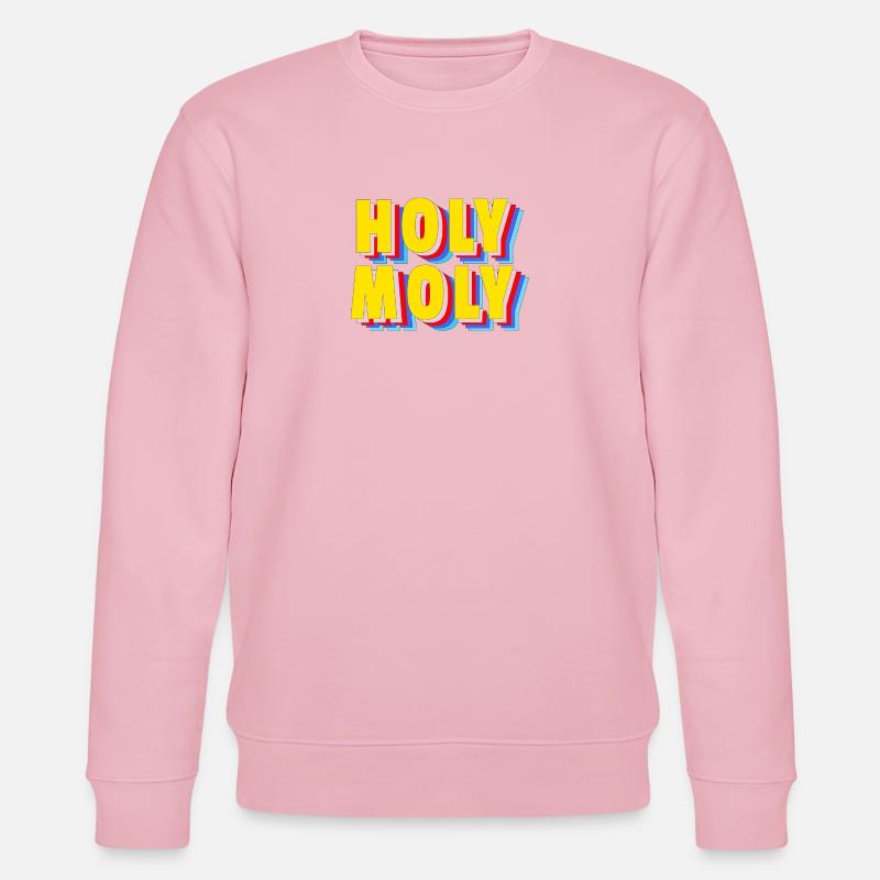 Holy Moly - - Stanley/Stella Unisex Bio-Sweatshirt CHANGER  - Hellrosa