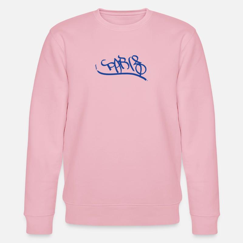 Paris Graffiti Design de Style Urbain - Sweat bio CHANGER Stanley/Stella Unisexe - rose pâle