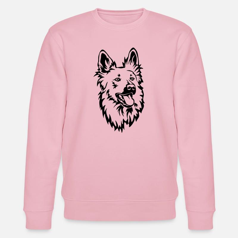 Harzer Fuchs Kopf - Stanley/Stella Unisex Bio-Sweatshirt CHANGER  - Hellrosa