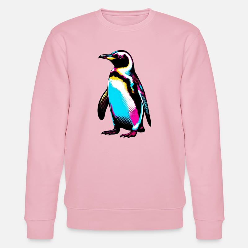 Pingouin - Sweat bio CHANGER Stanley/Stella Unisexe - rose pâle