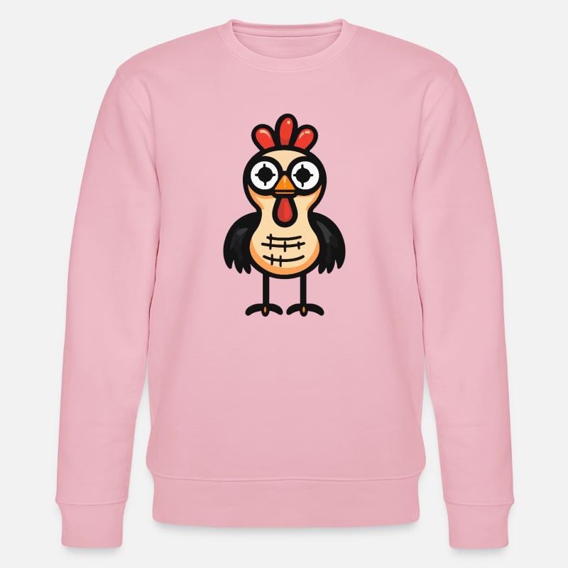 Hahn Halloween Comic Zombie - Stanley/Stella Unisex Bio-Sweatshirt CHANGER  - Hellrosa