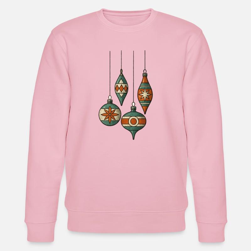 Julekuler - God jul - Stanley/Stella CHANGER økologisk unisex-sweatshirt - lyserosa