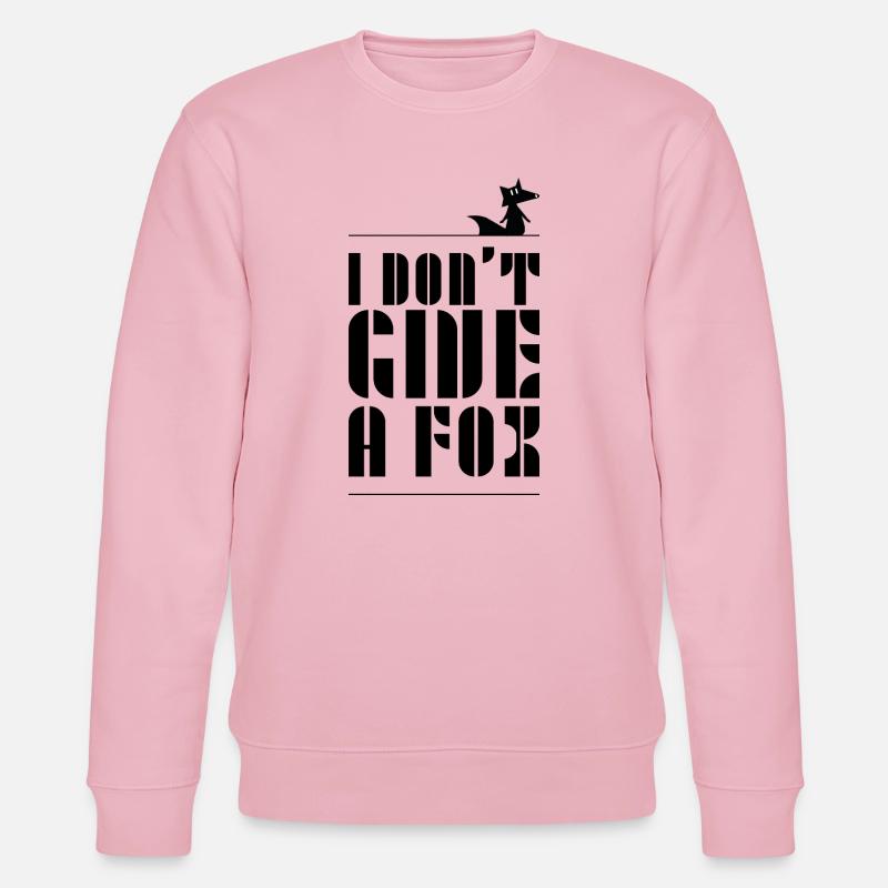 dont_give_a_fox - Sweat bio CHANGER Stanley/Stella Unisexe - rose pâle