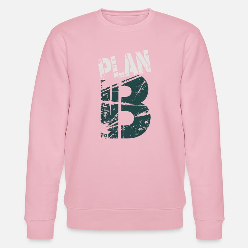 Grunge 13 Numerisches Glyph - Stanley/Stella Unisex Bio-Sweatshirt CHANGER  - Hellrosa
