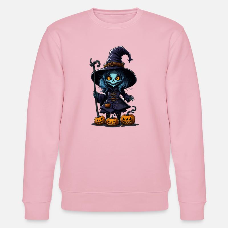 Halloween - Zombie - Horror - Hexe - Stanley/Stella Unisex Bio-Sweatshirt CHANGER  - Hellrosa