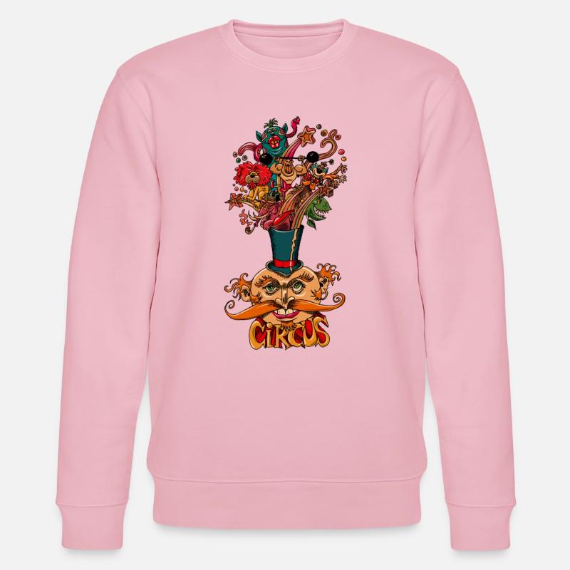 le cirque - Sweat bio CHANGER Stanley/Stella Unisexe - rose pâle