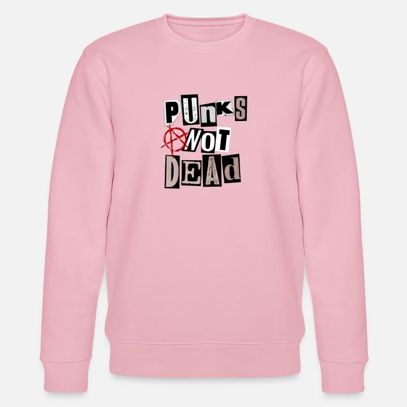 PUNK'S not DEAD - Stanley/Stella Unisex Bio-Sweatshirt CHANGER  - Hellrosa