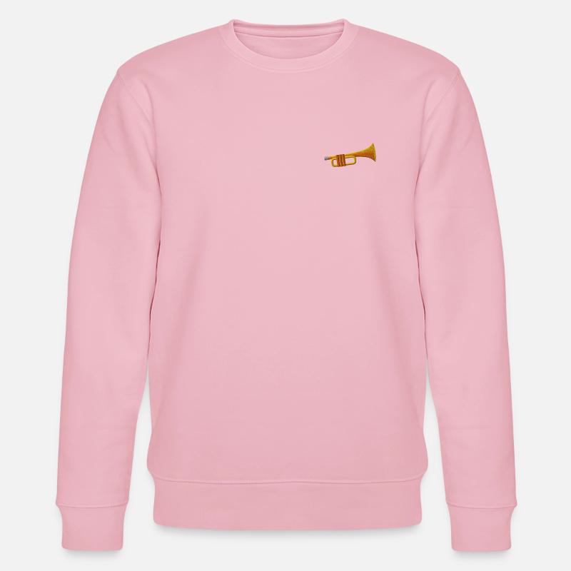 Trompete - Stanley/Stella Unisex Bio-Sweatshirt CHANGER  - Hellrosa