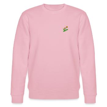 Dandelion - Stanley/Stella CHANGER Unisex Organic Sweatshirt - cotton pink - Front - Jaron (178cm) & Liana (172cm)