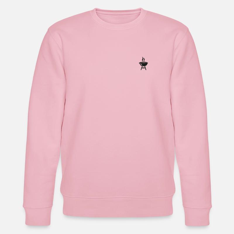 Grill BBQ bestickt - Stanley/Stella Unisex Bio-Sweatshirt CHANGER  - Hellrosa