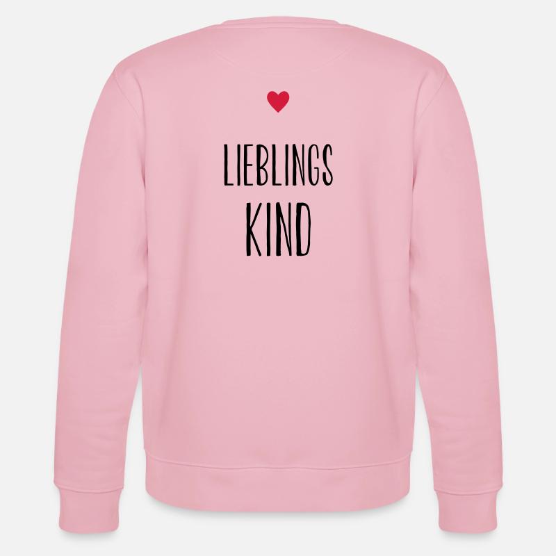 Kind Lieblingskind Herz Geschenk Geschenkidee - Stanley/Stella Unisex Bio-Sweatshirt CHANGER  - Hellrosa