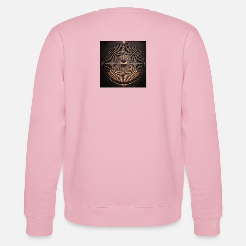 Das Mandala des Perlenrings - Stanley/Stella Unisex Bio-Sweatshirt CHANGER  - Hellrosa