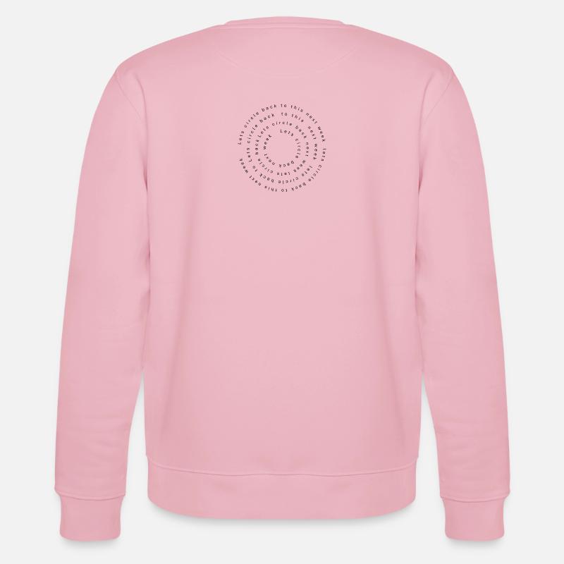 Circle Back - Stanley/Stella Unisex Bio-Sweatshirt CHANGER  - Hellrosa