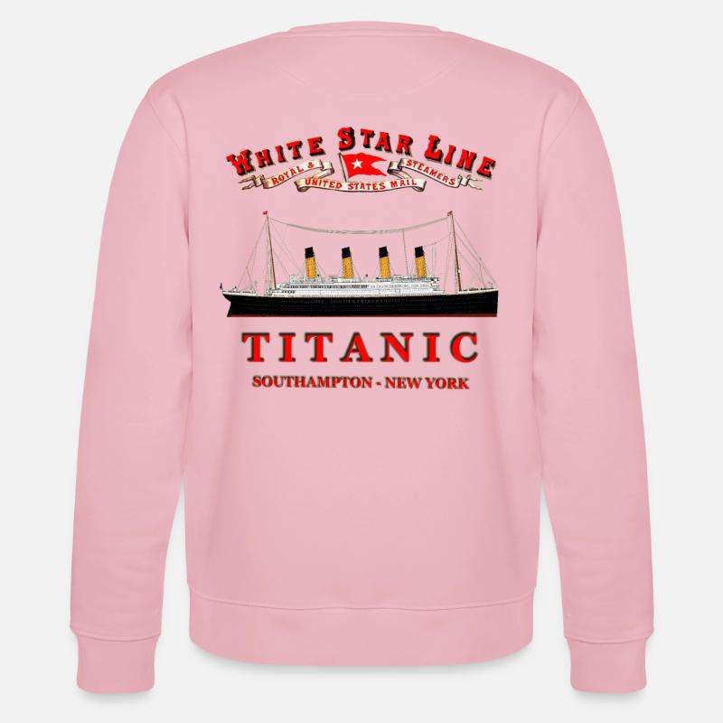 TITANIC CREATION Louis RUNEMBERG © Adagp - Sweat bio CHANGER Stanley/Stella Unisexe - rose pâle