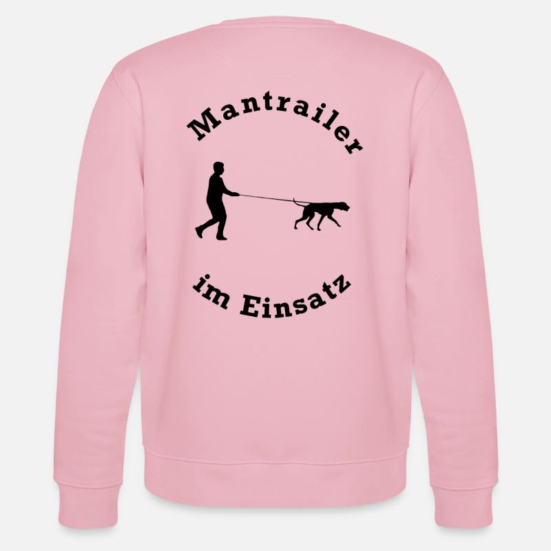 MANTRAILER IM EINSATZ - Stanley/Stella Unisex Bio-Sweatshirt CHANGER  - Hellrosa