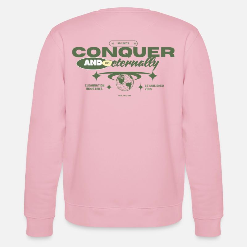 Conquer - Stanley/Stella CHANGER Unisex Organic Sweatshirt - cotton pink