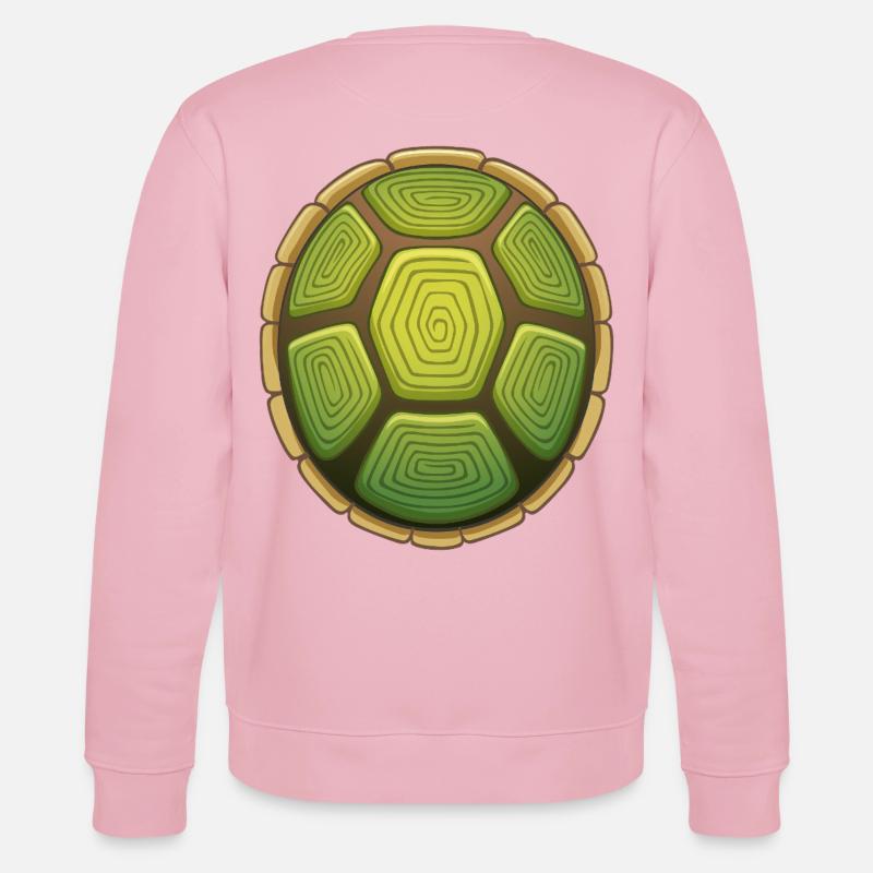 Langsam wie eine Schildkröte - Stanley/Stella Unisex Bio-Sweatshirt CHANGER  - Hellrosa