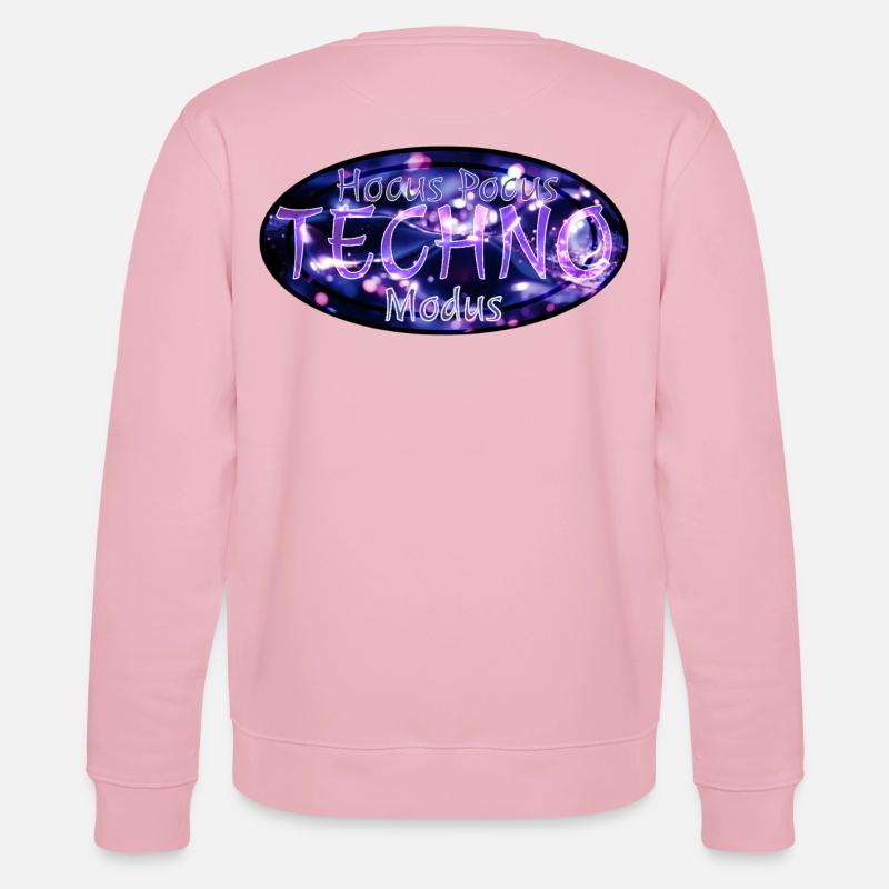 Hocus Pocus Techno Mode - Stanley/Stella CHANGER Unisex Organic Sweatshirt - cotton pink
