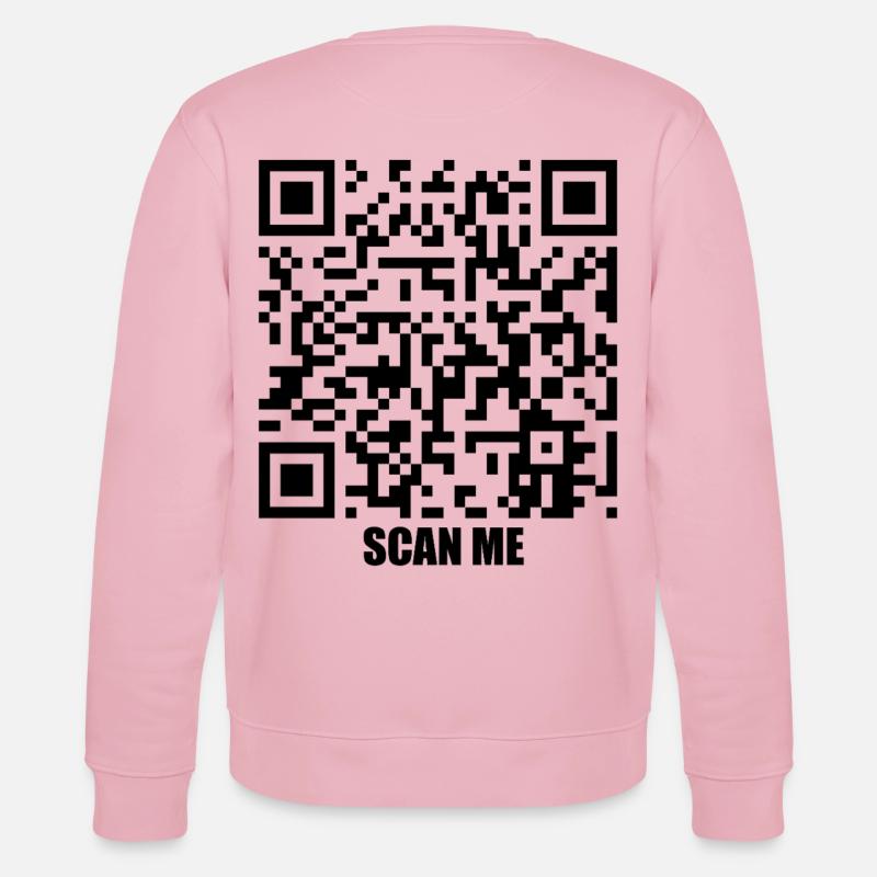 Message de citation – Souriez-moi - Sweat bio CHANGER Stanley/Stella Unisexe - rose pâle