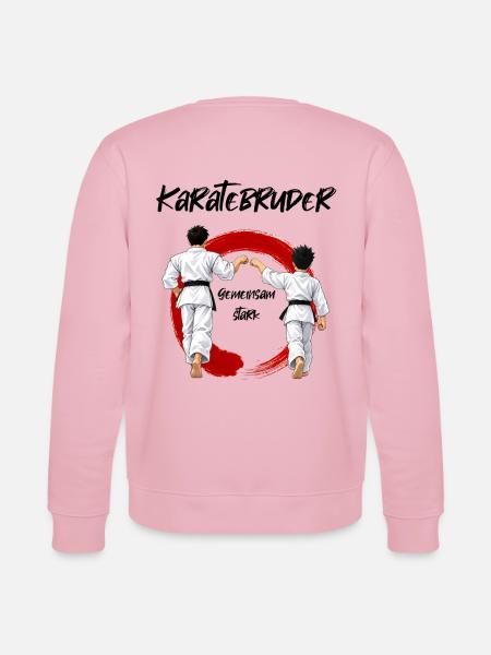 Karate Bruder mit Bruder - Stanley/Stella Unisex Bio-Sweatshirt CHANGER - Hellrosa
