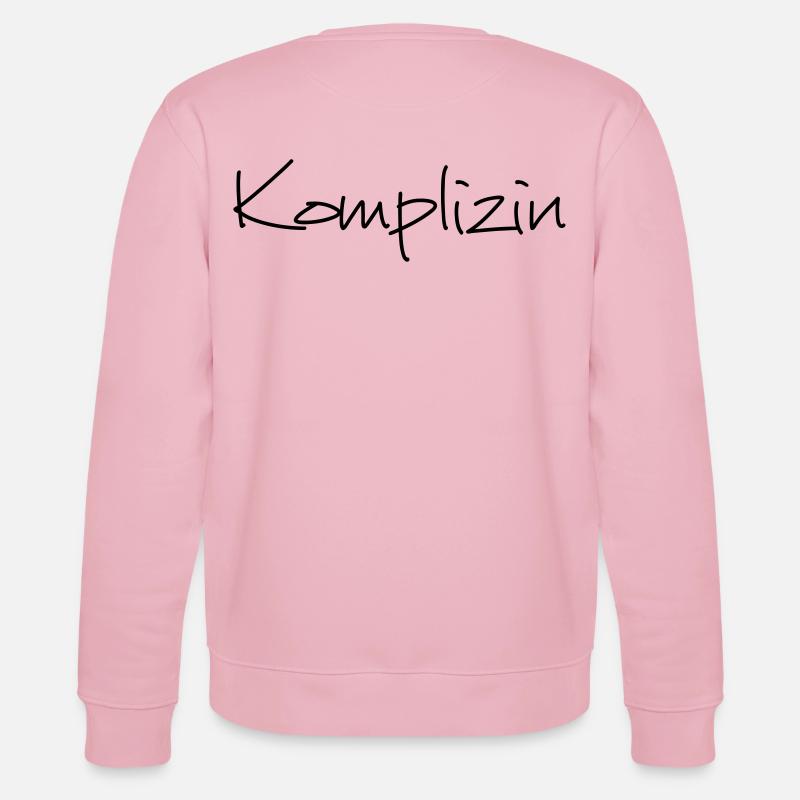 Komplizin Junggesellenabschied Freundin - Stanley/Stella Unisex Bio-Sweatshirt CHANGER  - Hellrosa