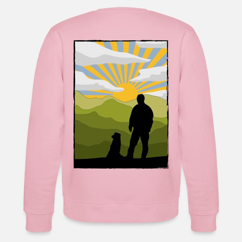 Ausblick - Stanley/Stella Unisex Bio-Sweatshirt CHANGER  - Hellrosa