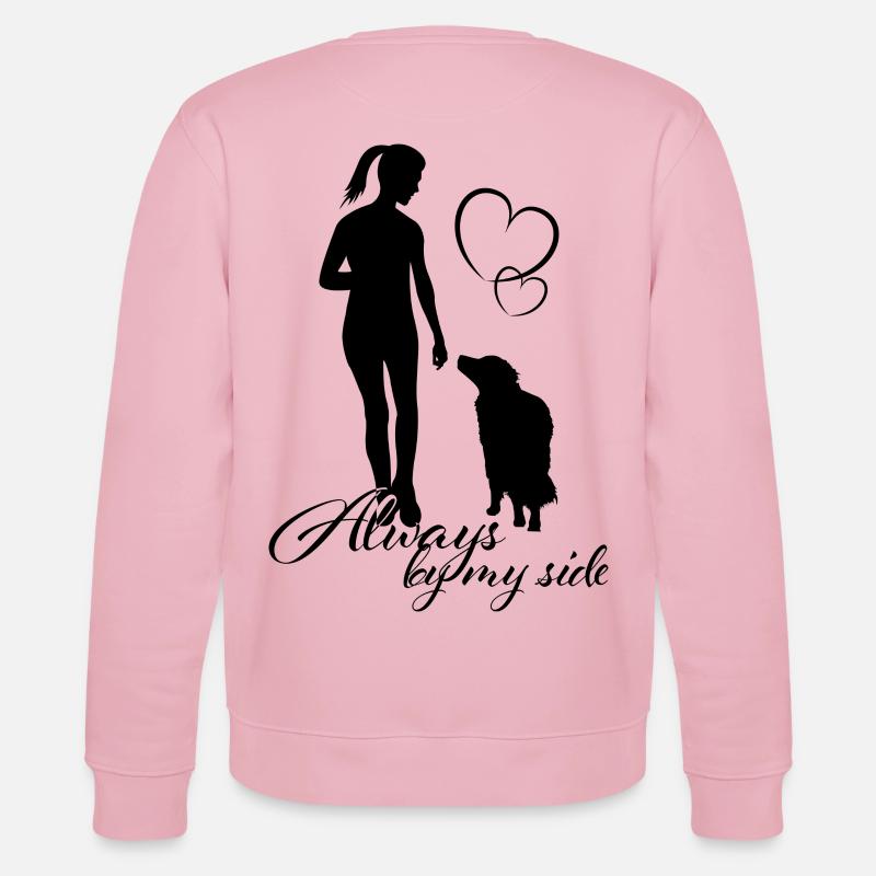 Doglover, by my side - Sweat bio CHANGER Stanley/Stella Unisexe - rose pâle